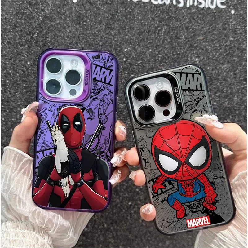 Handyhülle für OnePlus Nord 4 Nord4 5G 3 2 8T Nord CE 2 3 4 Lite Cover Cool Marvel Spider Man Deadpool Matte Armor