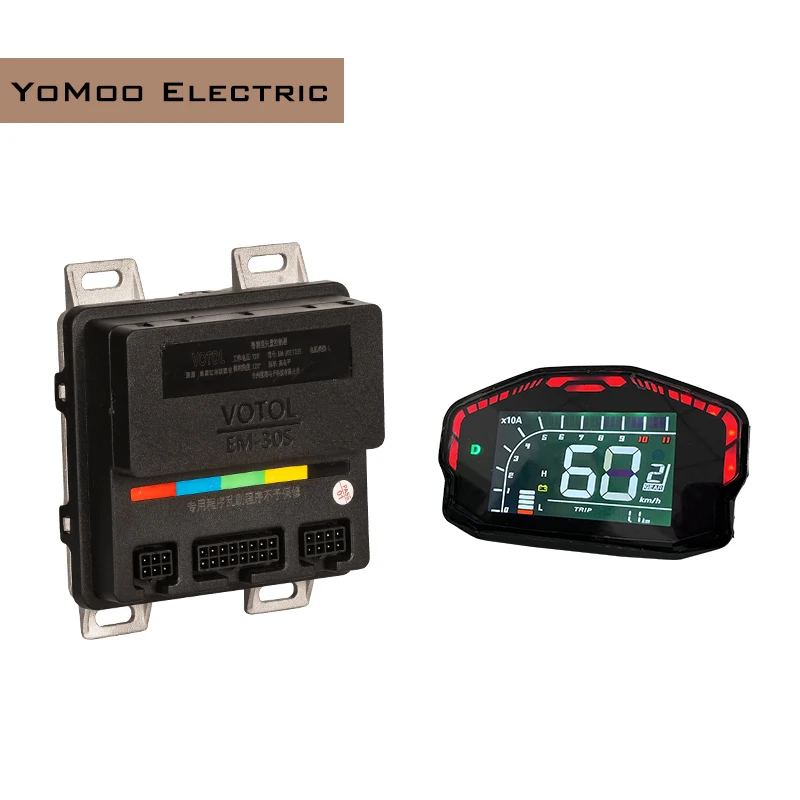 

VOTOL EM30S 72v 35A 500W-1200W Smart BLDC Sine Wave Controller With DKD Display For Electric Bicycle
