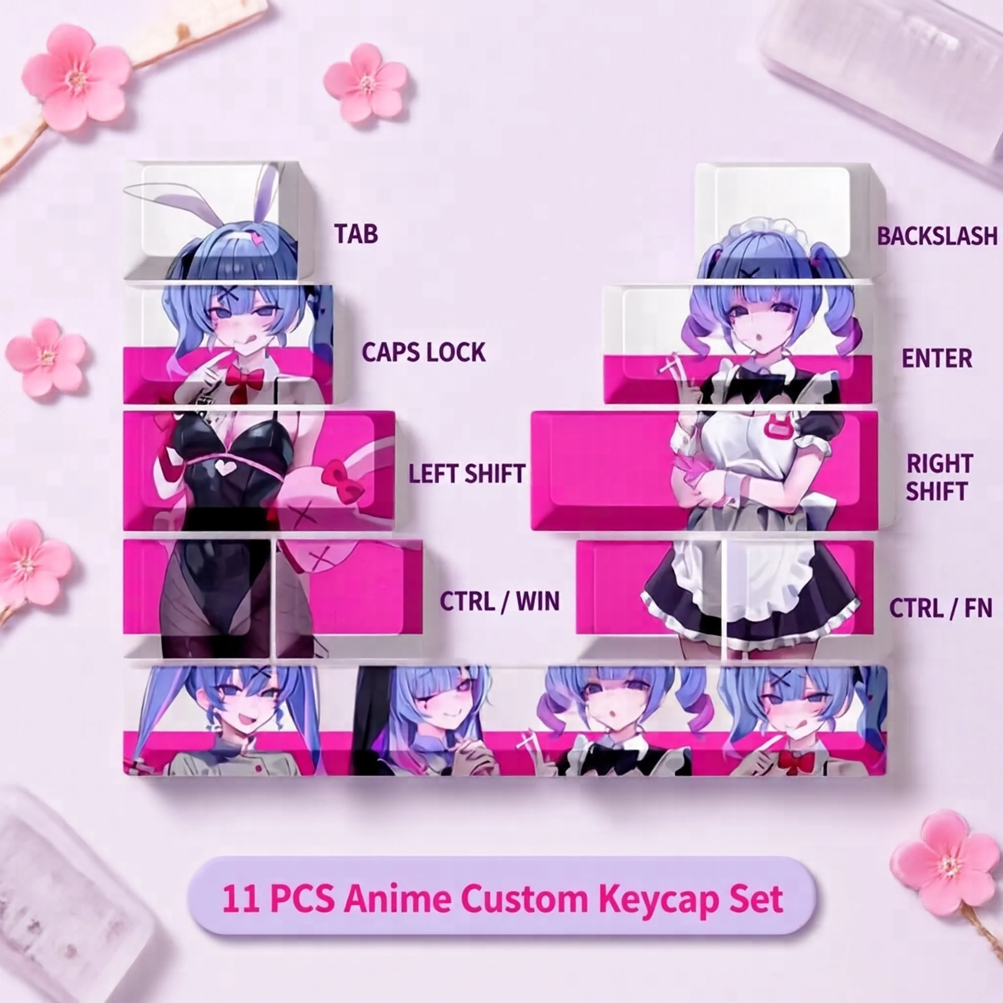 conjunto-de-5-keycaps-hatsune-miku-rabbit-hole-altura-original-acessorios-de-teclado-mecanico-com-personalidade-resistente-ao-desgaste