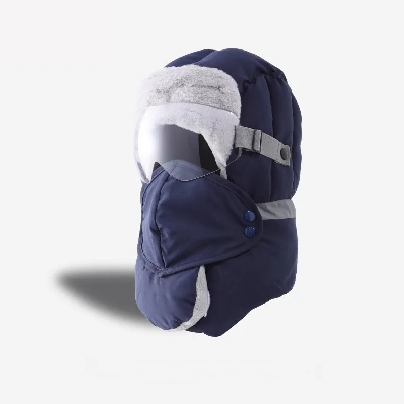 

Light Luxury Texture Travel Gear Hat Windproof Mask Cycling Fleece Lei Feng Hat Warm Accessories Best Cotton Hat Holiday Gift