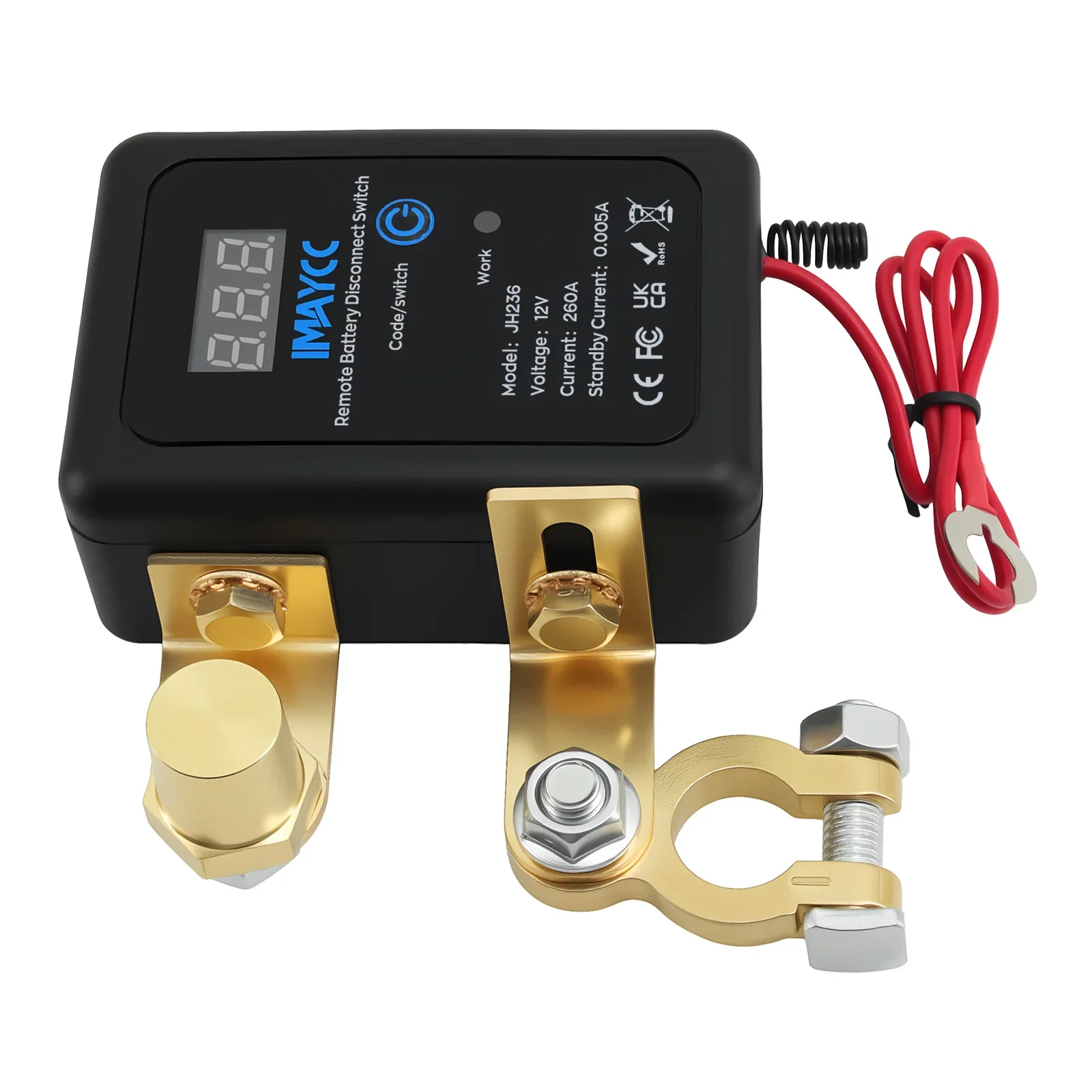 DC 12V Auto-Abschaltschalter 260A Batterie-Trennschalter mit Fernbedienung und LED für LKW – Detail 20
