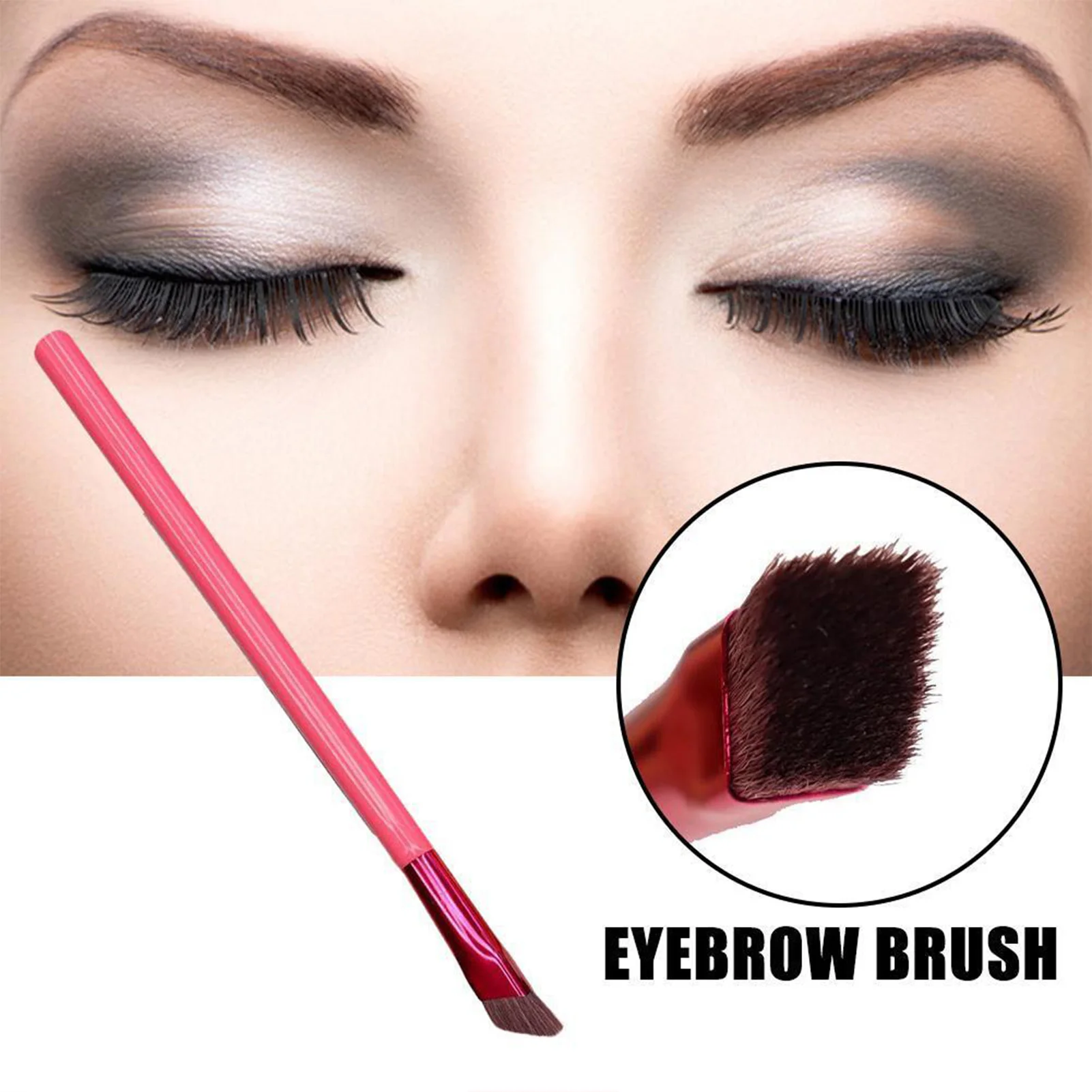 Brow & Liner Brush Makeup Tool Durable to Use Sturdy Material Handle Brushes for Friends Family Lover Gift