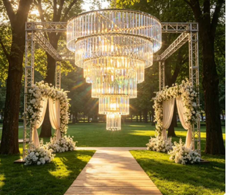 Akrylowy Żyrandol Dekoracja Sk – Wedding Decor Supply Store recenzja i cena