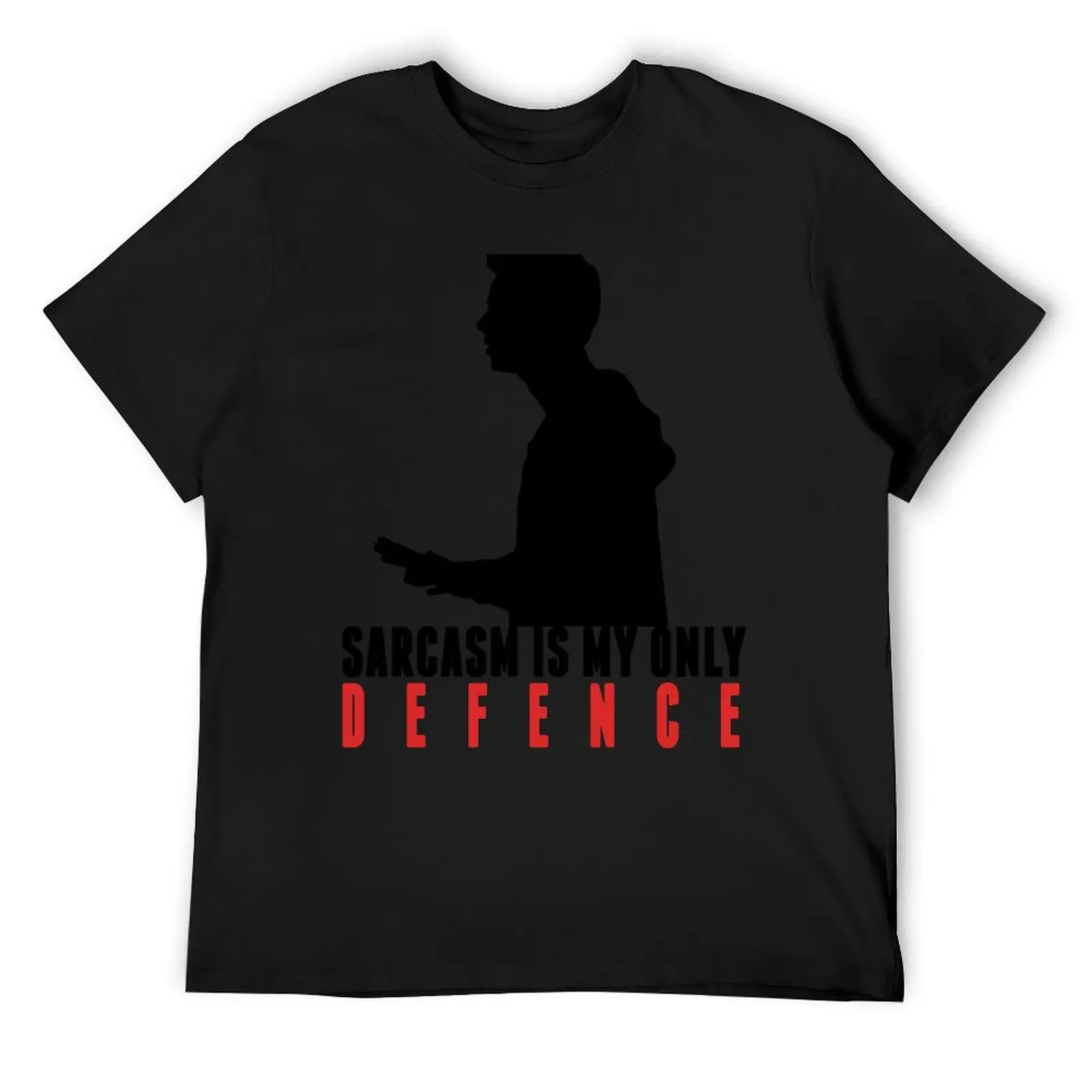 Stiles Stilinski - Sarcasm is my only defence T-Shirt anime clothes anime mens vintage t shirts