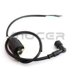 Motorcycle Modified Parts CDI Ignition Starter Coil 6V 2 Wires Suitable For 50cc-125cc Off-Road Vehicles and Light Motorcycles