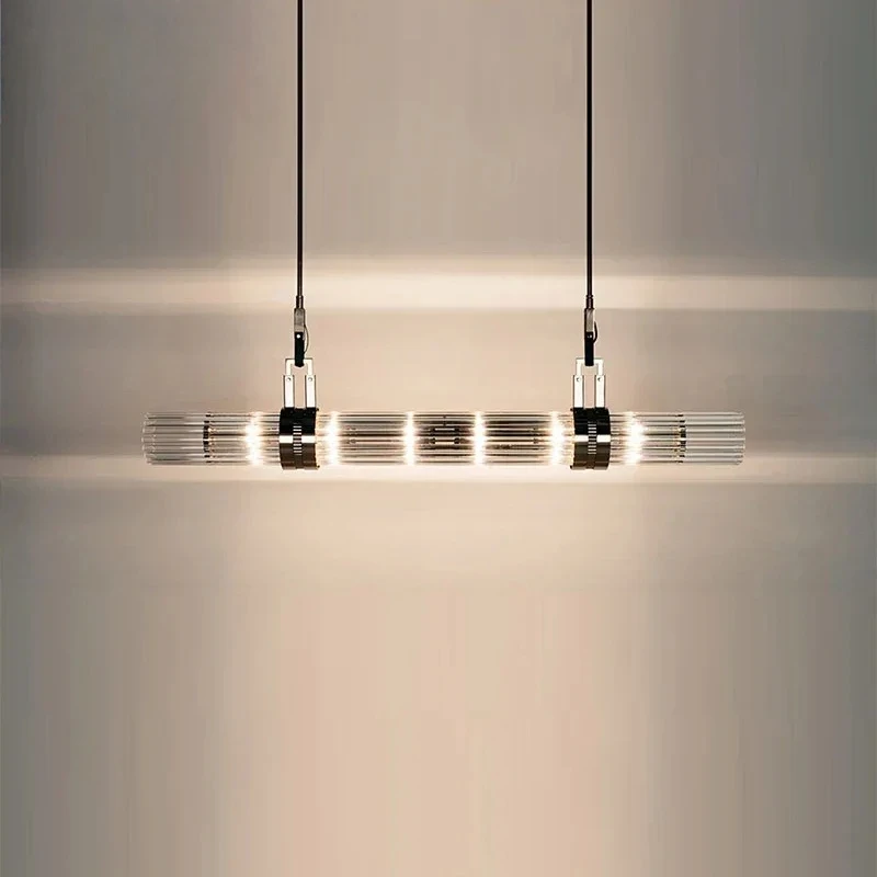 Restaurant Pendant Lights 100cm 150cm 180cm 200cm Glass Lampshade Modern Led Hanging Light Dining Living Room Decor Pendant Lamp