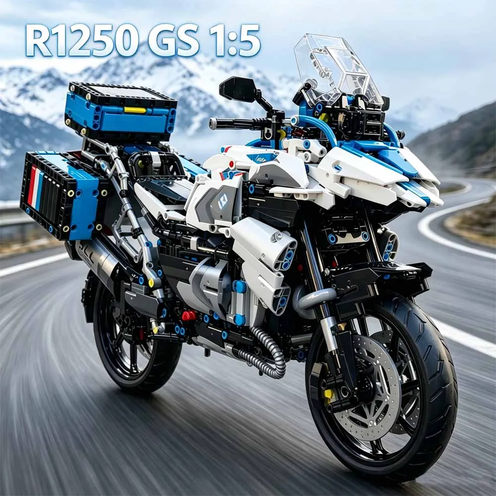 Technical ideas High Tech City Racing Motorcycle Motorbike Locomotive Moc Modular Brick Model Building Blocks Gifts Toys T4022