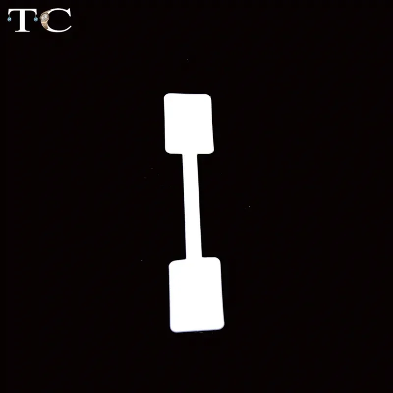Shipping Wholesale 100pcs Ring Jewelry Self-Sticky Retail Dombbell Price Label Display Tags Sticker