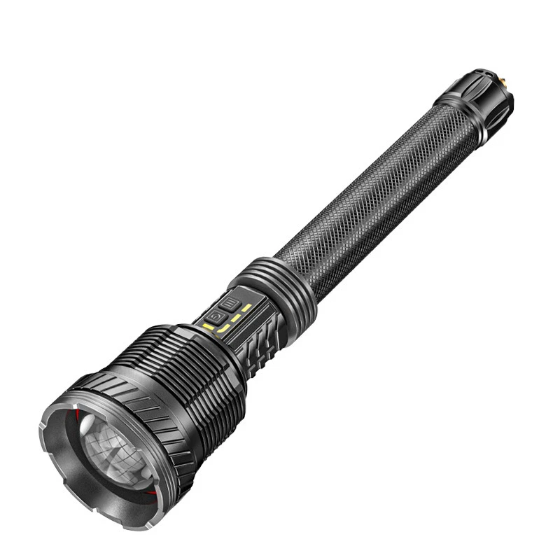 

Strong light flashlight waterproof patrol security flashlight