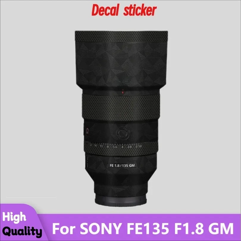 

Защитная пленка-наклейка для объектива SONY FE135 F1.8 GM, виниловая пленка, защита от царапин, покрытие для защиты корпуса