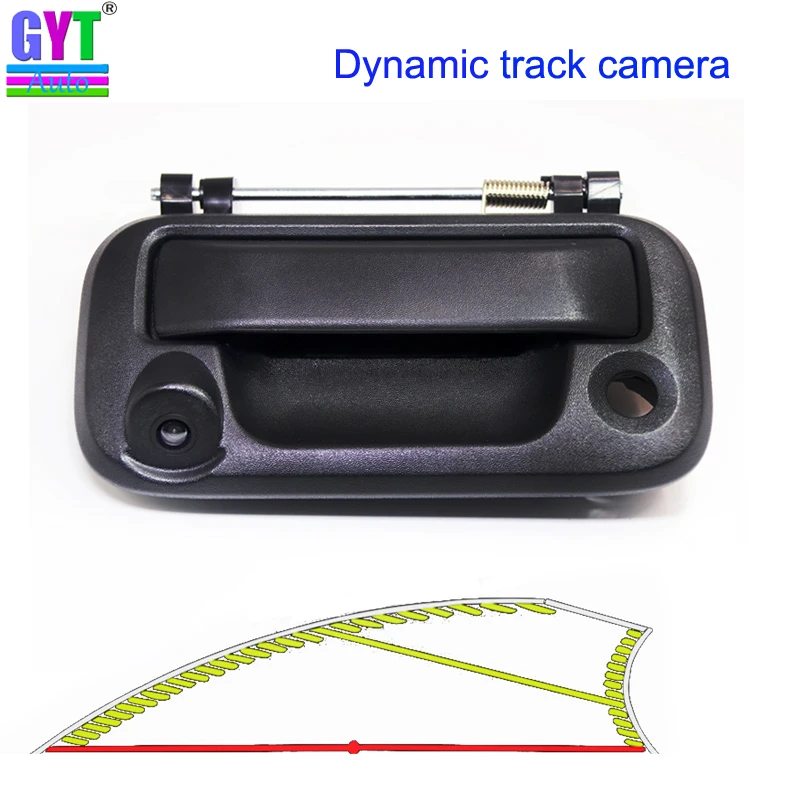 CCD Car Rear view Camera for Ford F150 F250 F350 F450 F550 F650 F750 2005-2014 Rover Tailgate Handle backup Camera Dynamic track