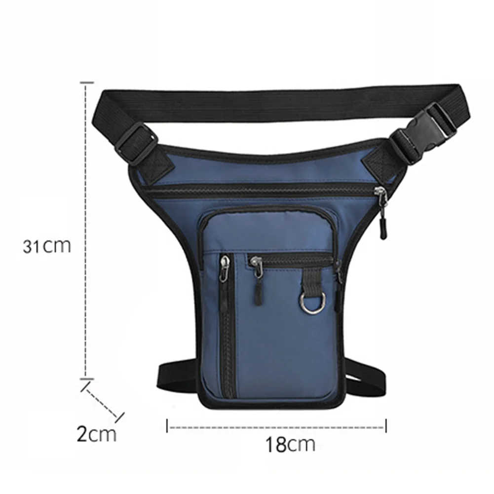 Cintura e perna masculina saco multifuncional ombro impermeável Cross-Body saco ao ar livre lazer esportes saco