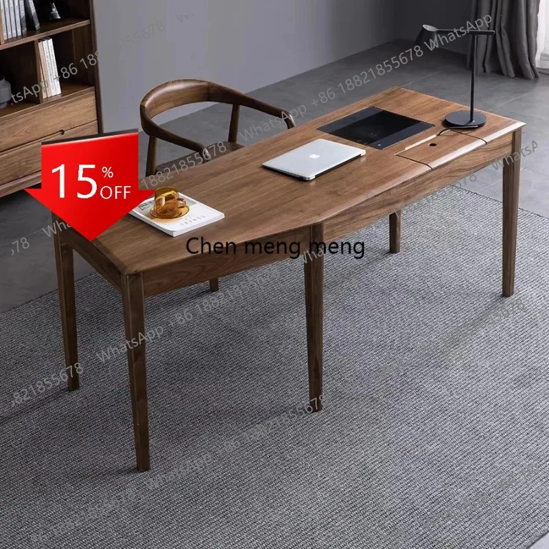 A139 Wooden Organizers Office Desk Computer Minimalist Space Saving Office Desk Study Executive Mesas Escritorio Unique Furnitur