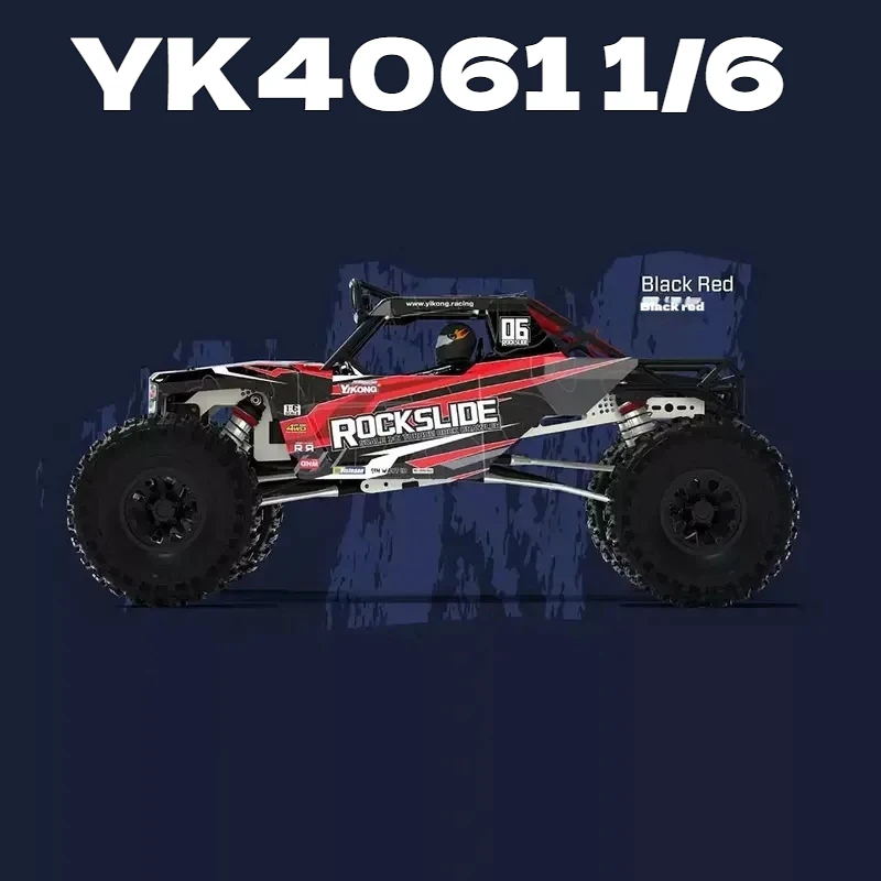 

Радиоуправляемая машинка YK4061 1/6 для бездорожья с низкой центровкой, для скалолазания и слалома, электрическая, игрушка для мальчиков, подарок на день рождения