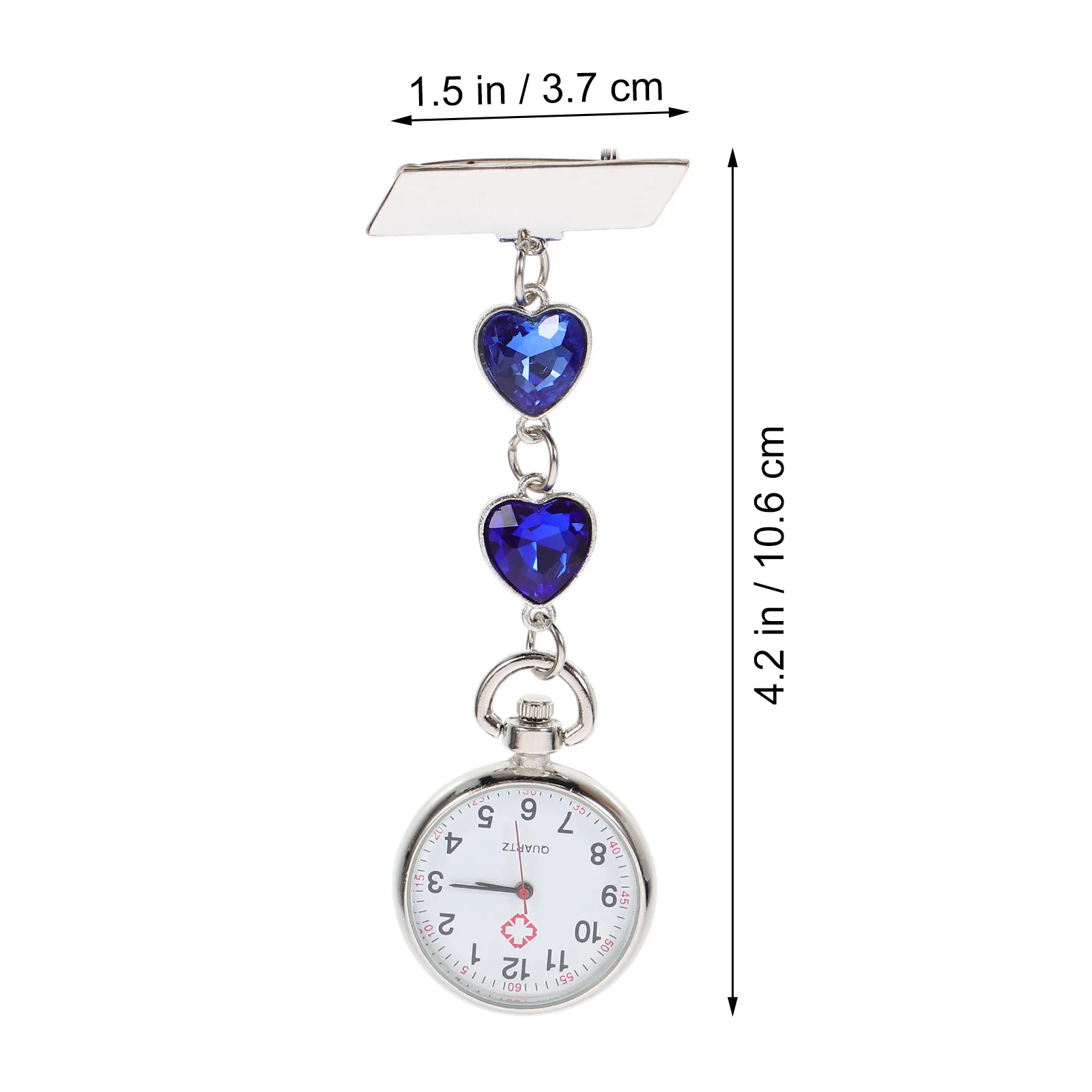 Дизайн сердца медсестры, креативные кварцевые часы-брелок для медсестры, часы-брелок для женщин, подвесные часы для медсестер, униформа, аксессуар