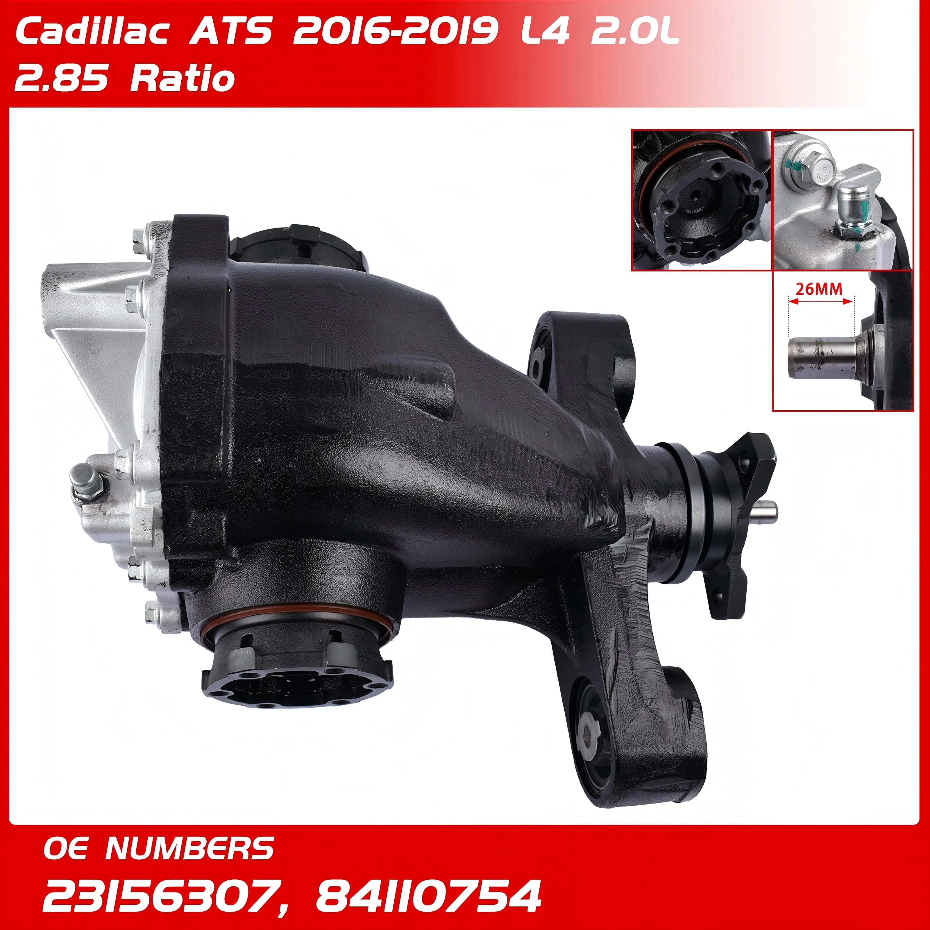 

Rear Differential Carrier Assembly 2.85 for Cadillac ATS L4 2.0L RWD 2013-2019 23156307 84110754