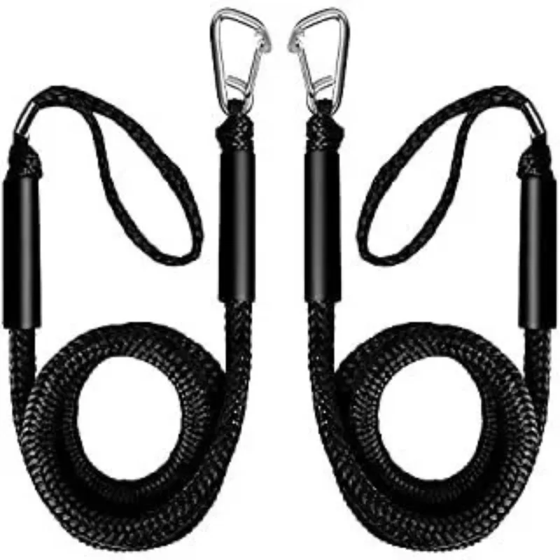 2/1PCS Dock Lijnen Elastische Marine Touw Bungee Koorden Shock Ties voor Kajak Waterscooters Jet Ski Ponton Kano Power boot Accessoires - afbeelding 2