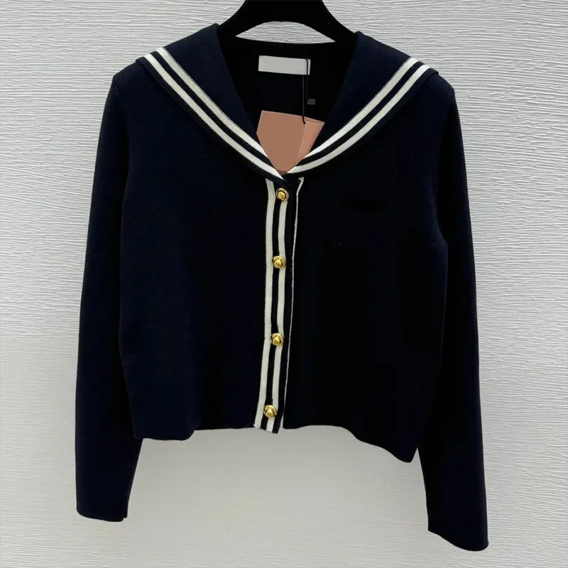 

High quality Collar Knitted Cardigan Age Reduction Women Clothing Autumn Thin Long Sleeve Sweater Korean Fashion Top 25622146
