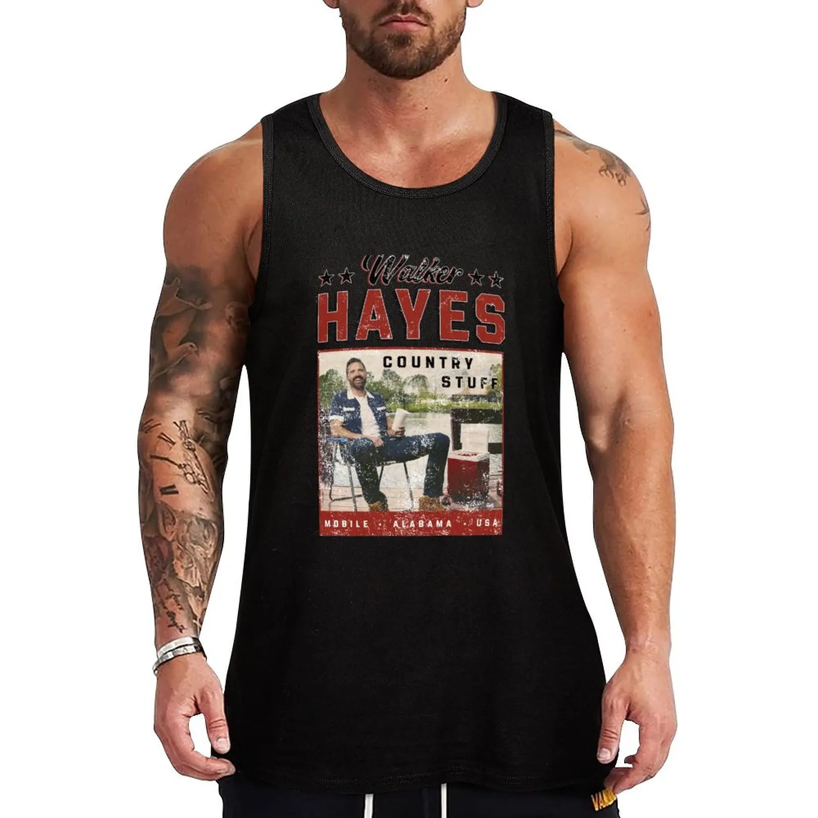 walker hayes Tank Top Men's t shirt Men's gym t-shirts