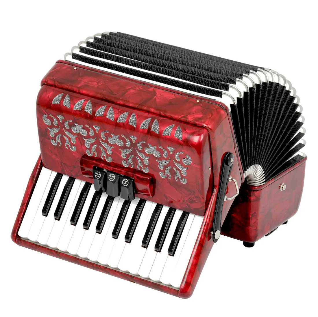 Hot Selling Western Keyboard Instruments 26 Keys 48 Bass Accordion Student Performance Accordion