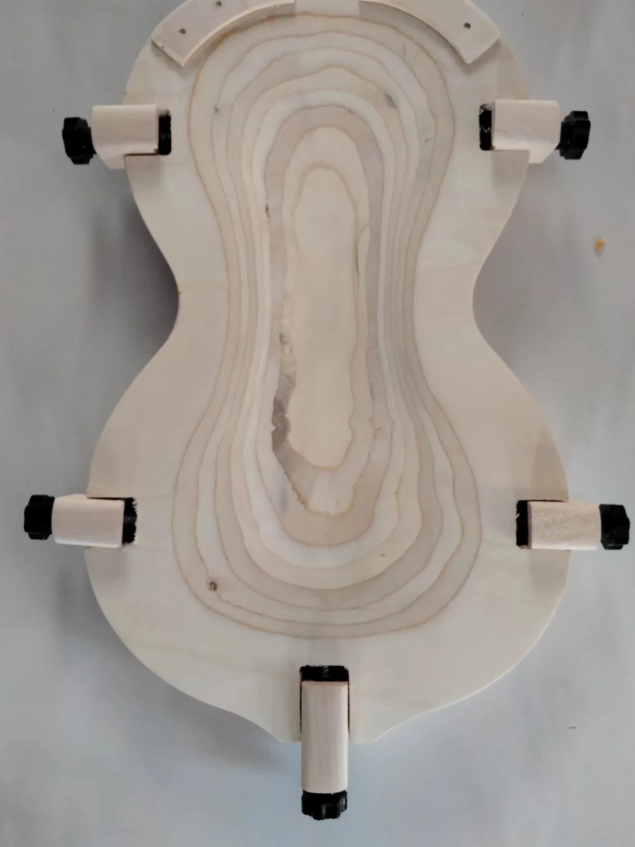 1PC Wood Model Violin Making Cradle Luthier Tools With Plastic Handle