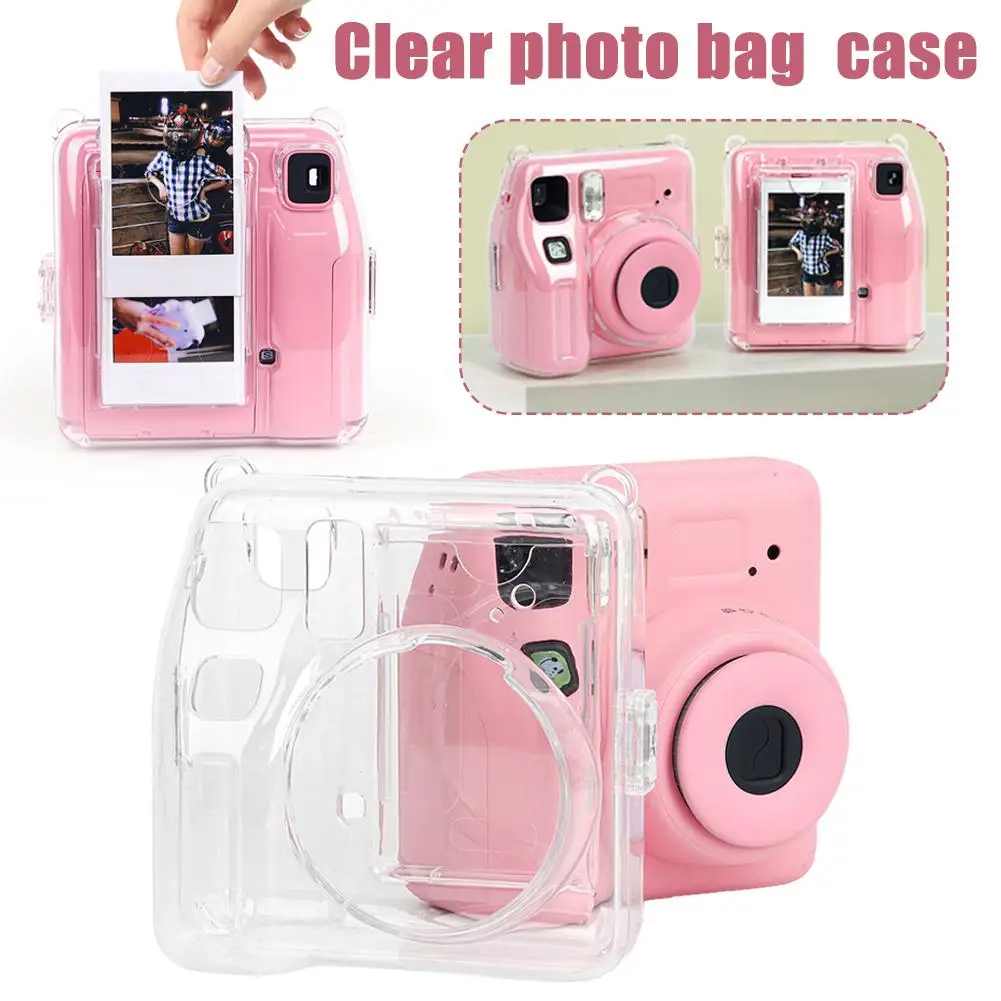  for Polaroid Transparent Photo Bag Crystal Case Scratch Resistant Storage Case Clear Photo Bag Case Accessories I4B6