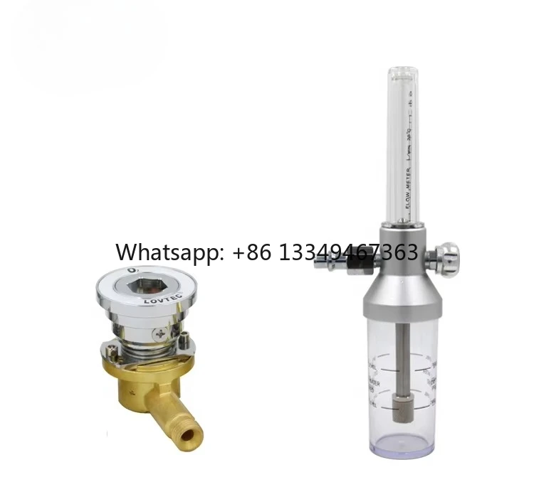 

Best price Flow Meter Oxygen Medical Treatment Directly Used With Humidifier Oxygen Connector discount
