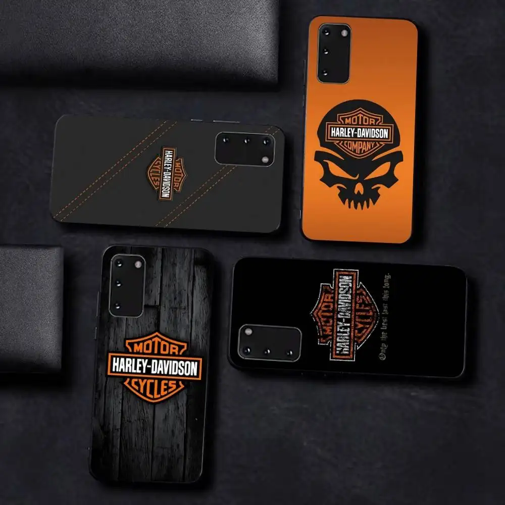 H-HarleyS LOGO Davidson Handyhülle für Samsung S 24 fe 25 Ultra plus 20 lite 21 30 22 23 24 22 Ultra 5G Fundas
