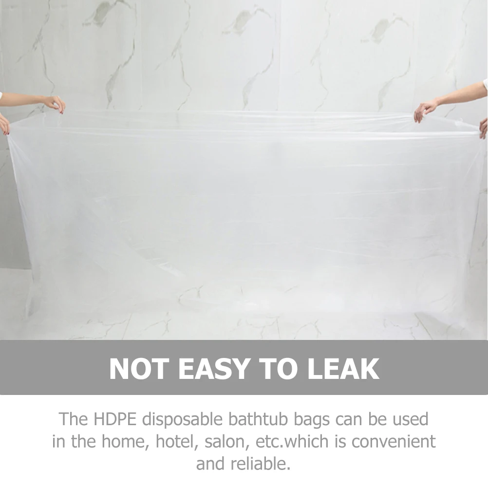 

10 шт. одноразовые чехлы для ванн, легкие складные чехлы для домашнего отеля, салона красоты, одноразовые чехлы для ванны