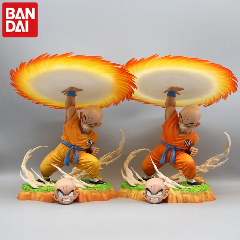 Cartoon Dragon Ball Cs Krillin Kienzan Vitality Cut Rp Scene Version Gk Action Figures Model Ornaments Animation Toy For Kid