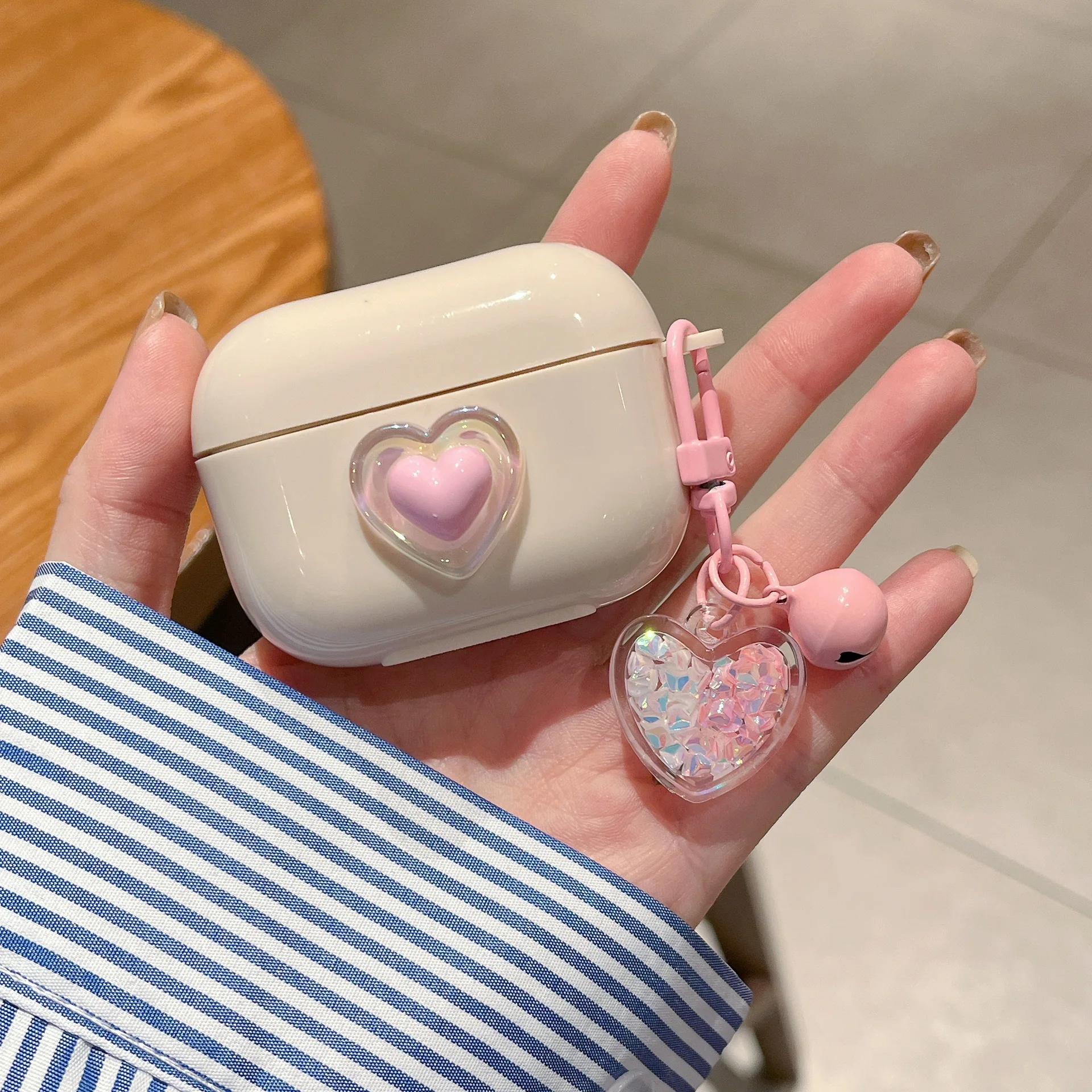 

Cartoon Bear Cover Case for Airpods Pro3 Cartoon Earphone Case for Airpods Pro2 Pro 4 3 2 1 Protective Cover With Keyring