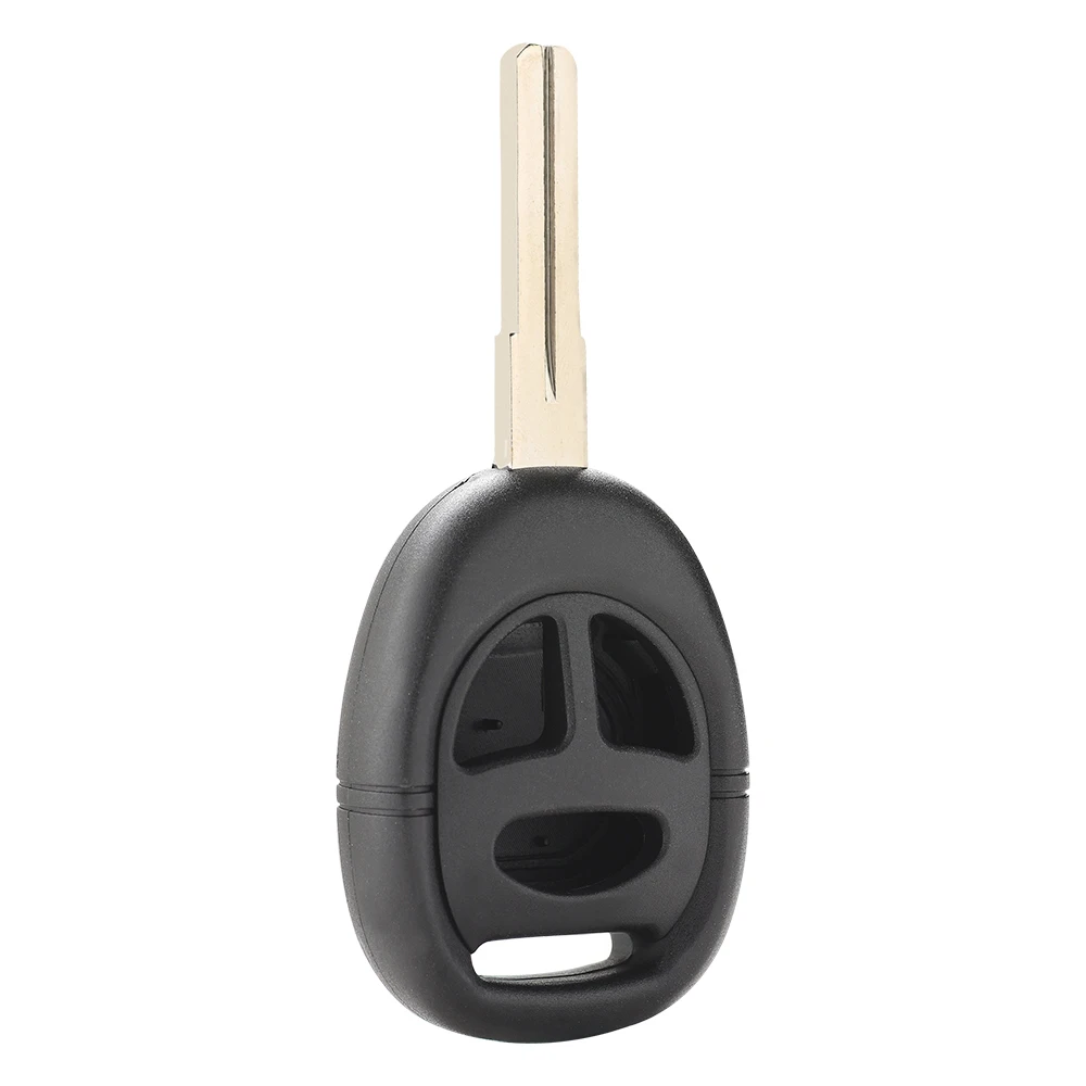 KEYECU 3 Button Remote Head Key Case Shell Key Housing for 2003 2004 2005 2006 2007 2008 2009 SAAB 9-5
