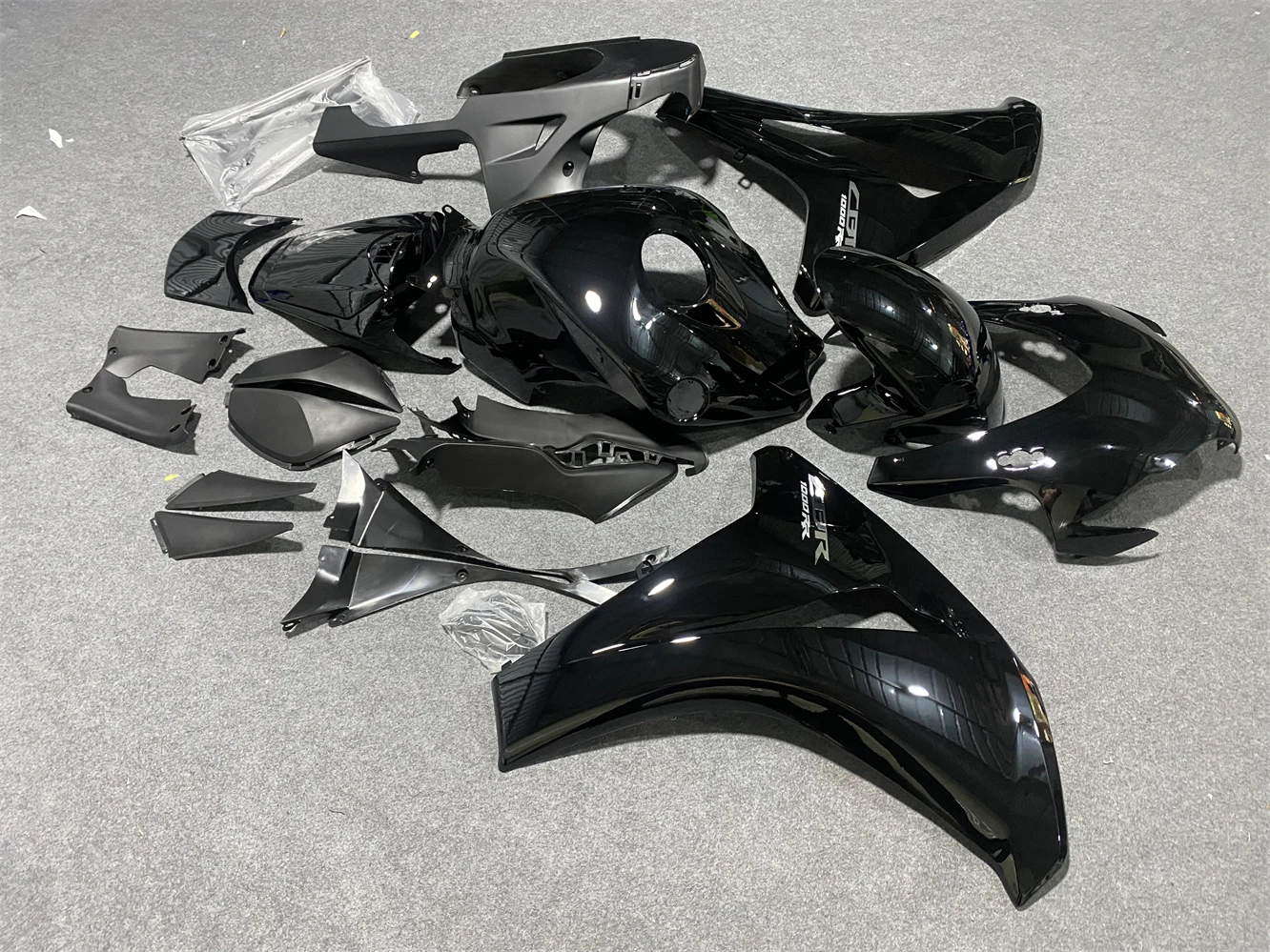 Motorcycle Fairing Kit Fit CBR1000RR 08-11 CBR1000 2008 2009 2010 2011 Fairing Bright Light Black