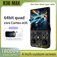 AISLPC 4.0 Inch R36MAX Portable Video Game Player Console Handheld Game Console Devices Retro Gaming Linux System for Emulators