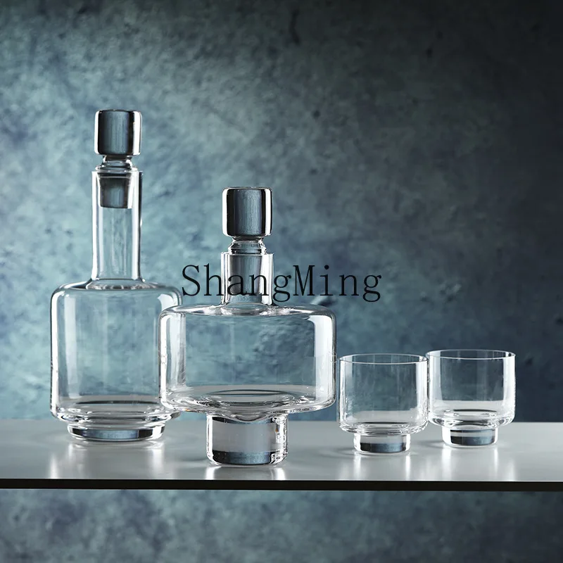

DSA simple high-end glass wine ware modern simple atmospheric texture decanter whisky set bottle