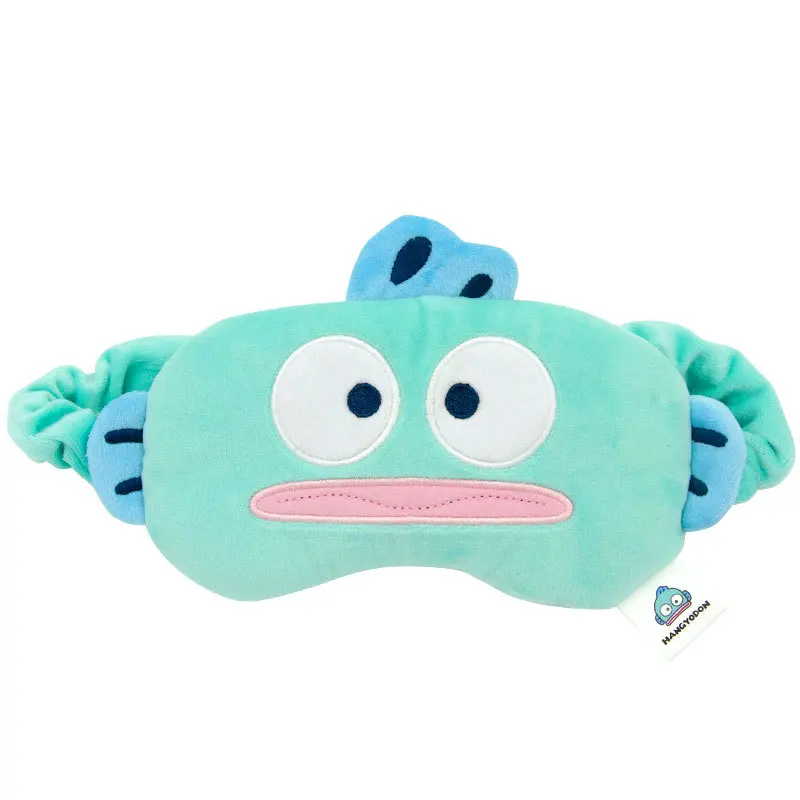 Miniso Eye Mask Half Fish Man Anime Kawaii Girl Cute Plush Portable Toy Simple Decorate Sleeping Eye Mask Gift Wholesale