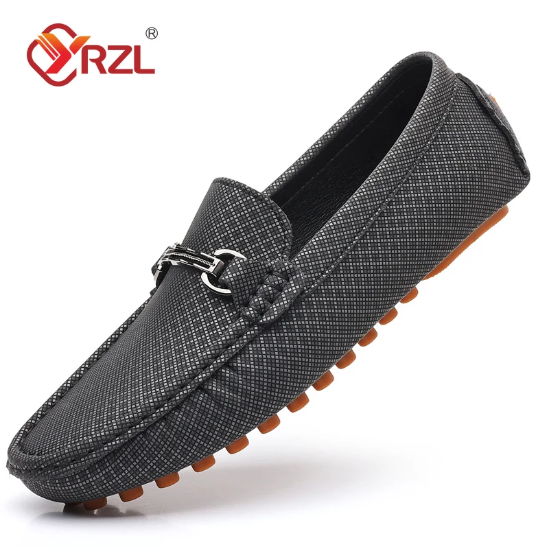 

YRZL Men Loafers Casual Shoes 2024 New Fashion Handmade Loafers High Quality Loafers Shoes Luxury Outdoor Light Slip on Shoes