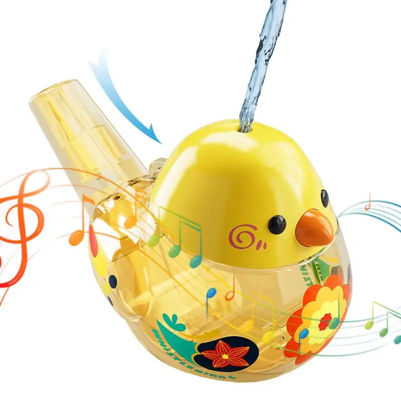 Fischietto d'acqua con suoni di uccelli giocattoli per strumenti musicali di cartoni animati Noisemaker bambini giocattolo educativo precoce bomboniere regali di compleanno