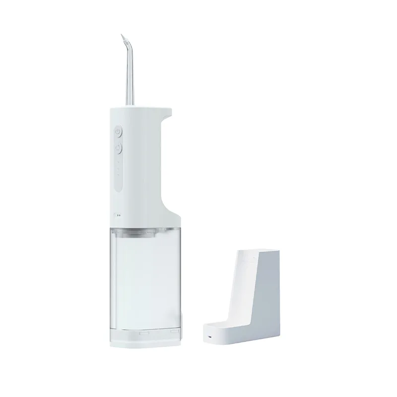 Oral irrigator water flosser 3 Modes portable rechargeable Dental water jet Teeth whitening clean 4 nozzle 200ml Water Tank