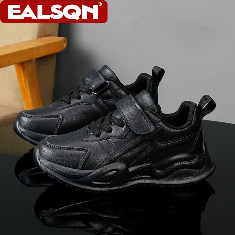 สีขาว Tenis รองเท้าผ้าใบสําหรับเด็กเด็กกีฬาสบายหนังนักเรียนเด็กสาวสบายๆรองเท้าขนาด 28-39