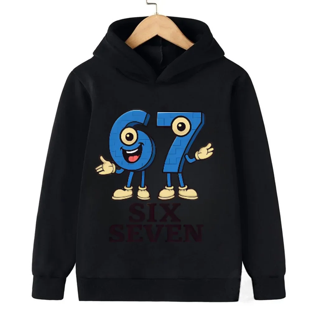 

Новая толстовка из чистого хлопка с принтом Six Seven Fun для мужчин и женщин, удобная повседневная толстовка высокого качества для уличной одежды