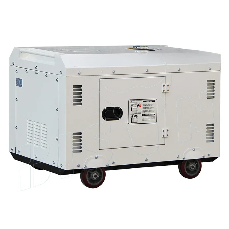 5Kw generator set three-phase air-cooled 380v silent small diesel generator