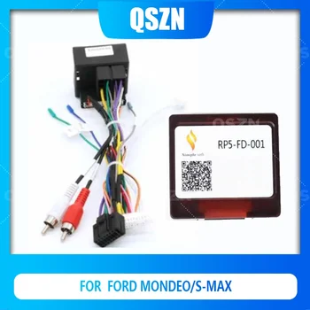 QSZN DVD Canbus Box FD-SS-01A/RP5-FD-001 For FORD Mondeo/FORD S-MAX 2 din Canbus Cable Harness Wires Car Radio Stereo