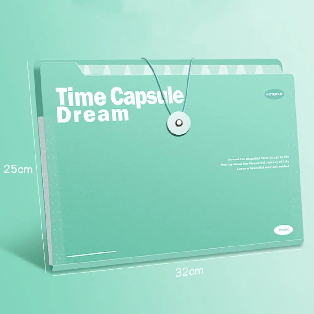 Vertical A4 Handheld File Bag High Appearance Large Capacity Student Homework Orginizer 5/8/12 Layers INS Test Paper Storage Bag