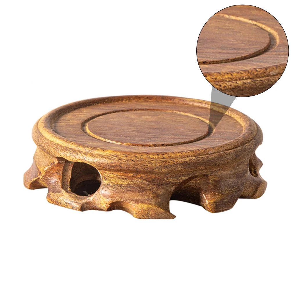 

Chic Wooden Base for Flowerpot Elegant Simple Look Enhances Living Room Aesthetic Flower Pot Rack Premium Decorative Piece