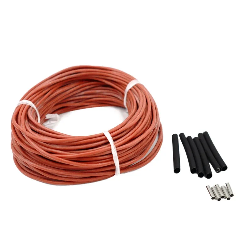 

Heating Cable Warm Heater Wire 10 to 100 Meters Infrared Warm Floor Cable 12K 33ohm/m Electric Carbon Heating Wires