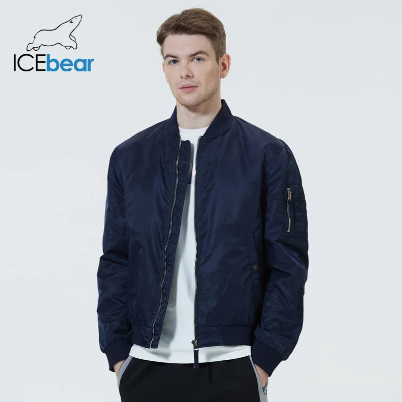 ICEbear fall men's short fashion flight coat men's clothing high-quality brand jacket MWC20706D  2023 New