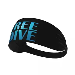 Free Diver Scuba Diving Awesome Elastic Exercise Headband Sport Unique Men Women Graphic Y2K Hairband Headband