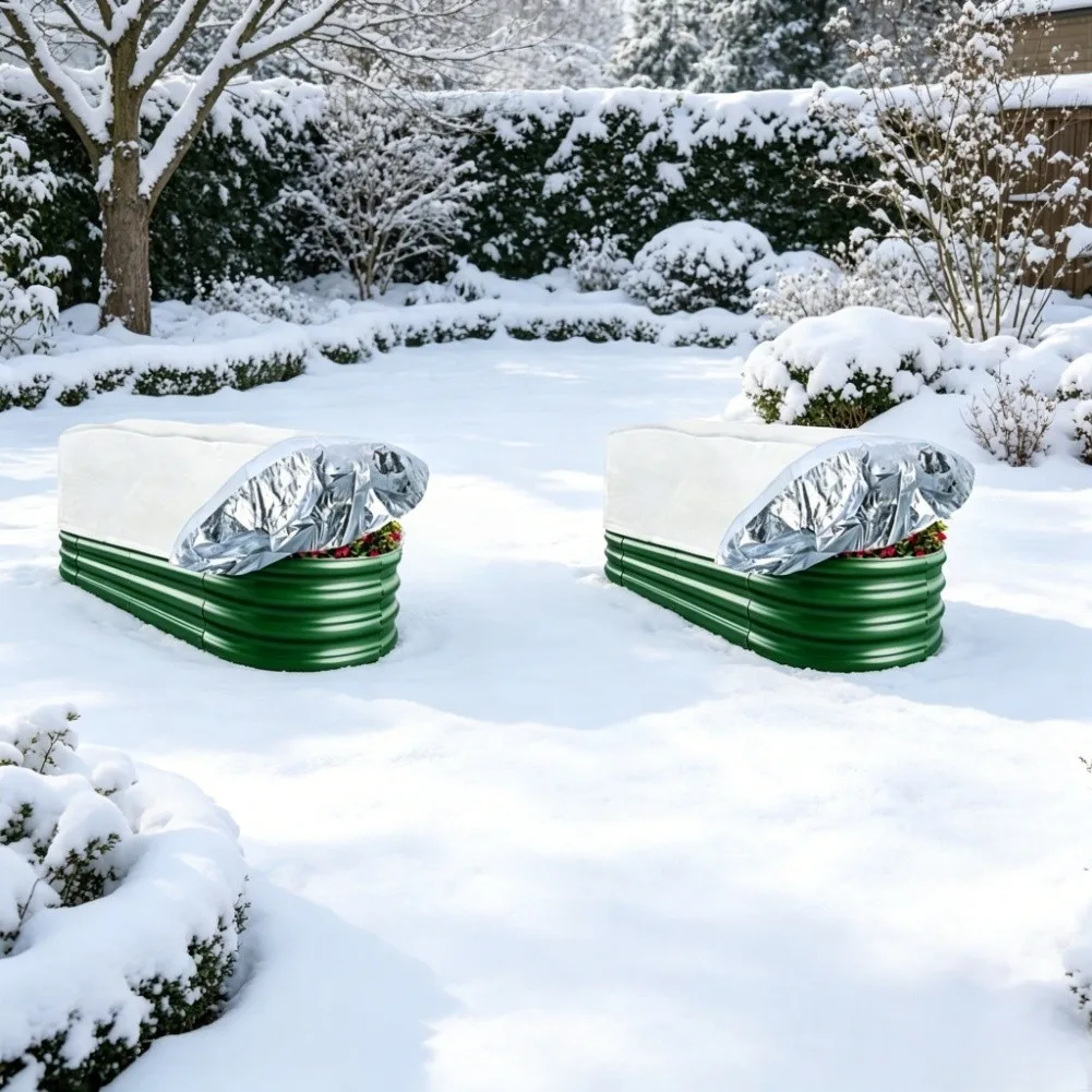 1pc/2pcs Winter Plant Frost Protectors, Plant Covers, Provide Frost Protection For Elevated Flower Beds