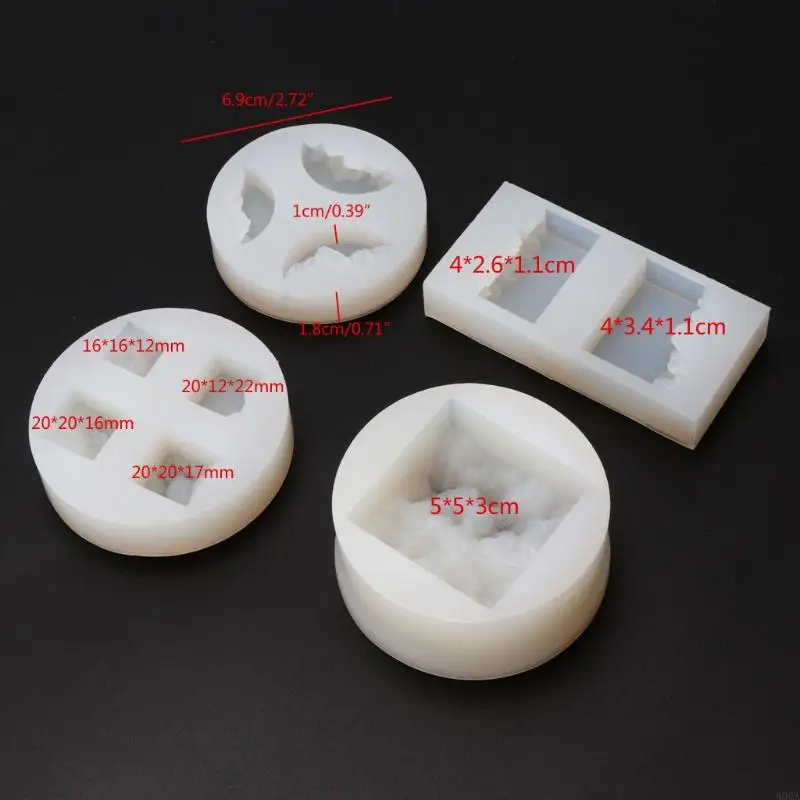 

400A Natural Landscape Silicone Mold Snow Mountain Mold for Painting Art